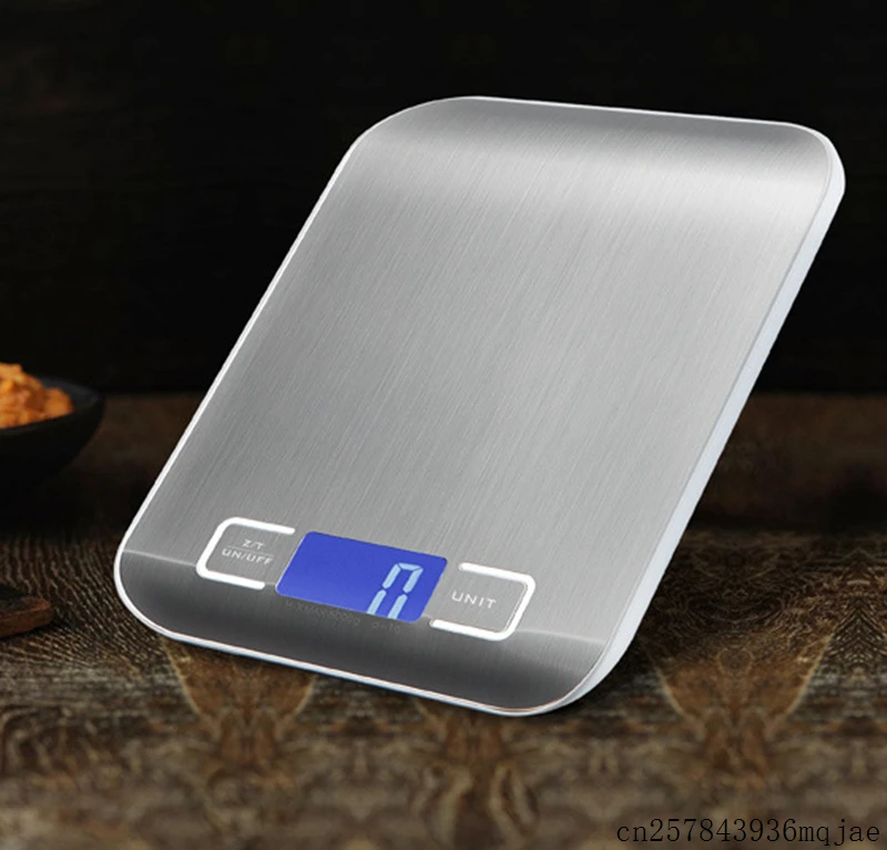 10pcs 5kg 1g Digital Scale Kitchen Cooking Tools Scale  Weight Electronic Weighing balance Slim Platform Stainless Steel