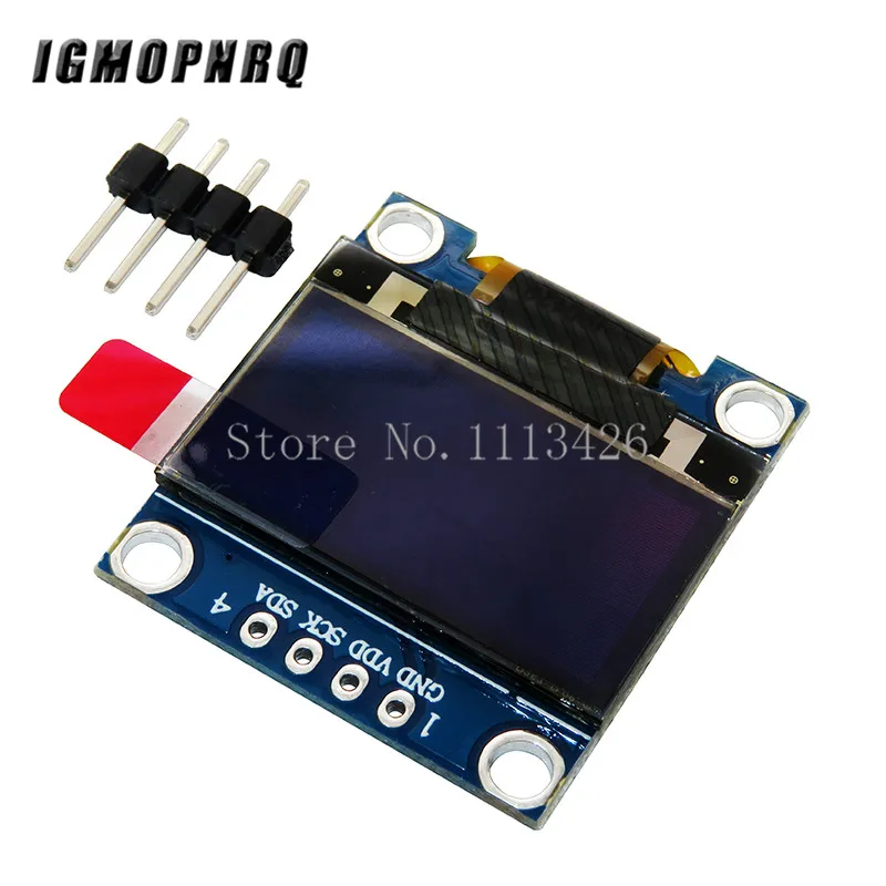 0.96 inch oled IIC Serial White OLED Display Module 128X64 I2C SSD1306 12864 LCD Screen Board GND VDD SCK SDA for Arduino