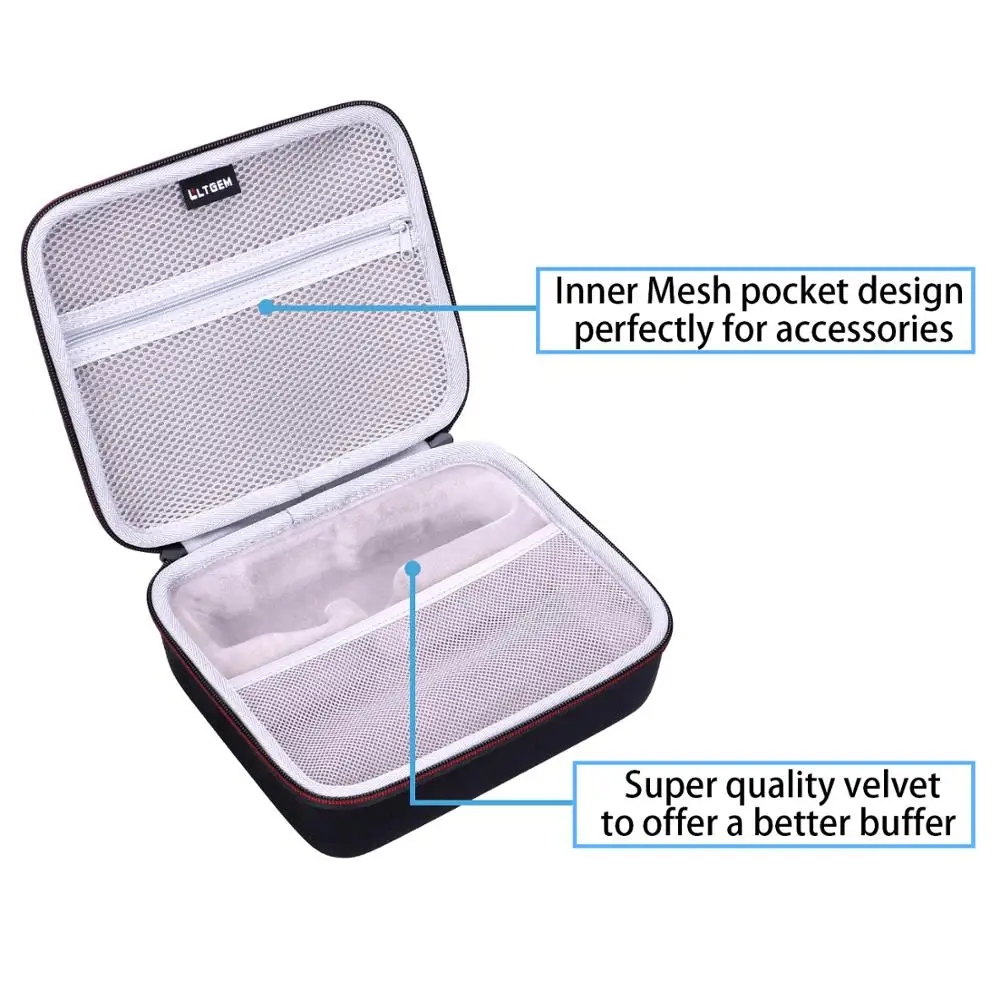 LTGEM Carrying Hard Case for Wahl Professional 5-Star Cord/Cordless Magic Clip #8148 – Great for Barbers and Stylists – Precisi