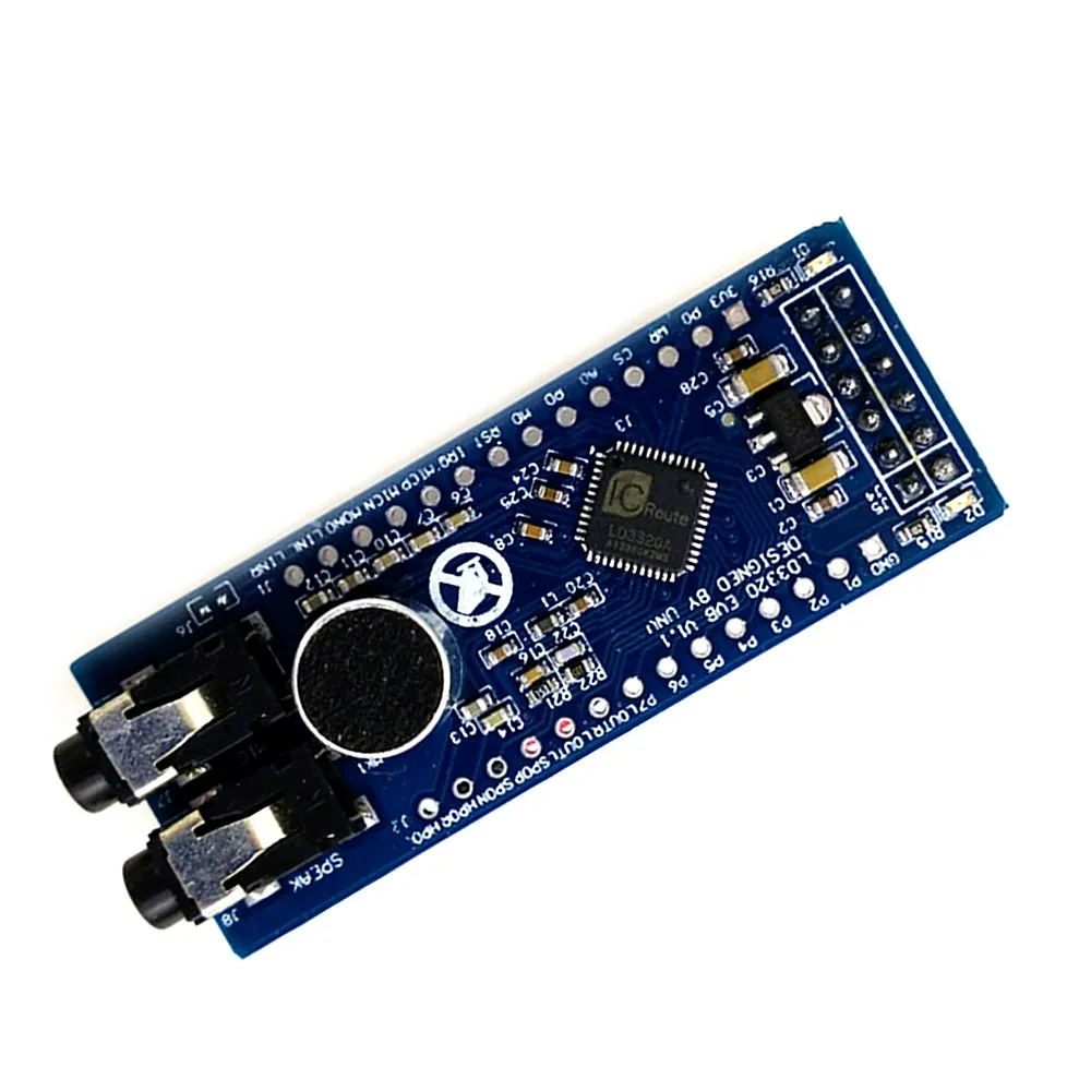 LD3320 nhận dạng tiếng nói Module không đặc hiệu giọng nói điều khiển giọng nói Voice Module ban phát triển