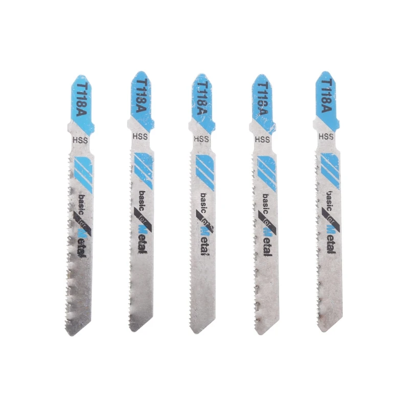 5 Pcs HSS T118A Jig Metal Fast Cutting Reciprocating