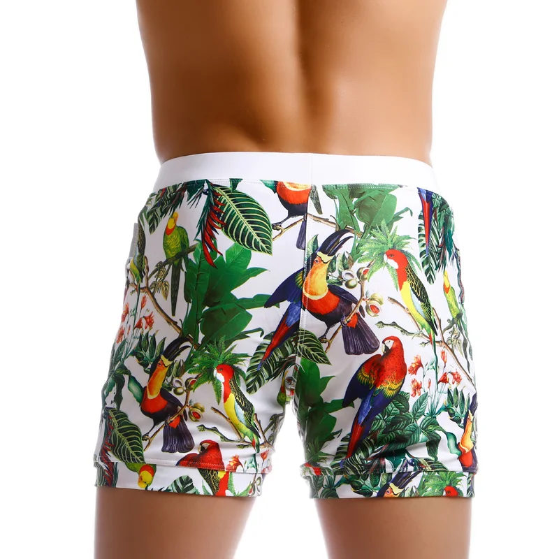 Taddlee Marke Männer Bademode Badeanzüge Strand Board Shorts Boxer Badehose Meer Casual Kurze Böden Schnell Trocknend Homosexuell Taschen Shorts