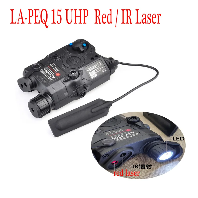 

Element airsoft LA-5C PEQ 15 UHP Appearance Red/IR Laser and flashlight (EX396)