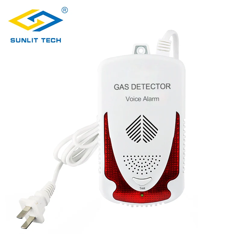 Portable Combustible Natural Gas Leak Detector Sensitive LPG Gas Detector Sensor Household Gas Leak Tester Alarm System for home