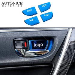 4pcs stainless steel Interior Handle Bowl Cover Trim For Toyota Corolla 2014 2015 2016 2017 2018