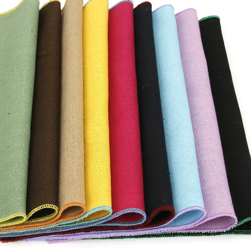 Pañuelo cuadrado de lino para hombre, toalla de bolsillo, trajes de Color caramelo sólido, banquete de boda, pañuelo de lino clásico, marca nueva