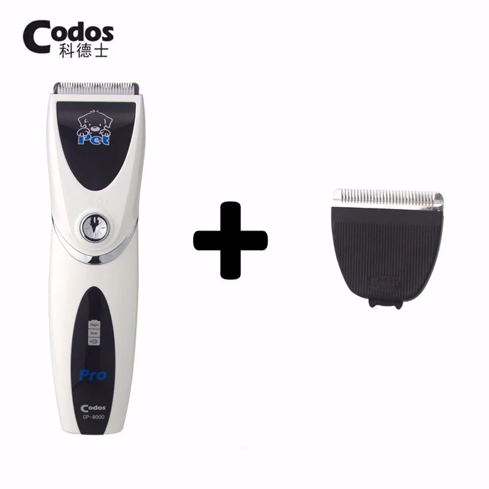 

Professional Codos CP8000 Dog Hair Trimmer With Sharp Edge Haircut Ceramic Blades Pet Hair Shaver Machine Animal Clipper