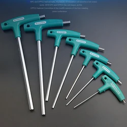 Wrench T-shaped Hexagon Screwdriver Hex Screwdrivers Set 1.5/2.5/3/4/5/6mm Socket Screw Wrench Bicycle Repair Tools