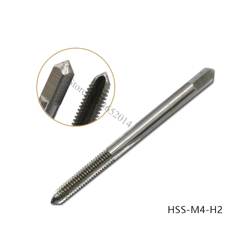 10PCS HSS Tap Straight Flute Machine Thread Tap M3x0.5 M4x7 M5x0.8 Right Hand Screw Thread Metric Tap Drill Machine Tool