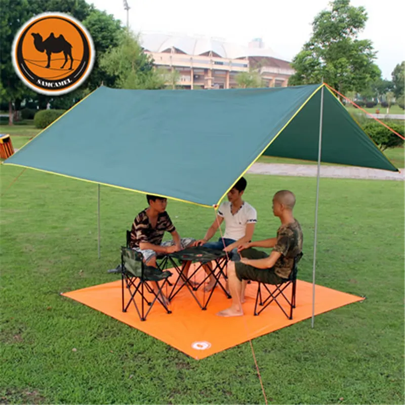 

Outdoor Camping Tent Awning Camping Mat Waterproof Sun shelter Gazebo Canopy Picnic Sunshade Shelter For Party Beach Tent 3*3M