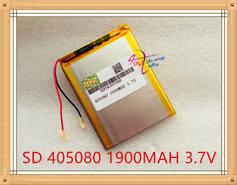 Liter energy battery 3.7V lithium polymer battery 405080 1900mAh navigator MID tablet computer etc.