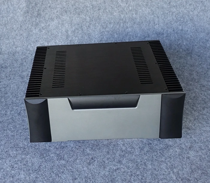 جديد وصول BZ4315E الألومنيوم مكبر للصوت الضميمة أمبير الهيكل ، اثنين الجانب المبرد الألومنيوم الهيكل ، الفئة أ هيكل مكبر كهربائي