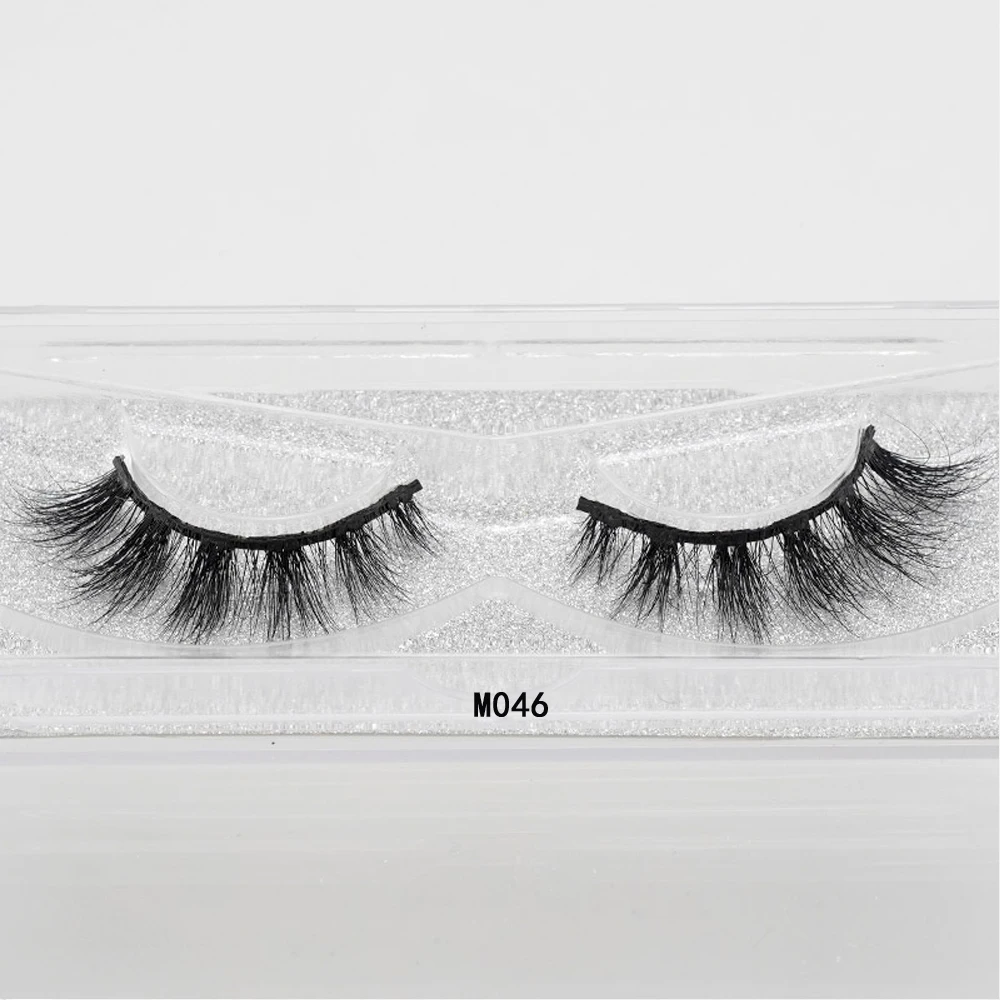 SOQOZ Mink Eyelashes 3D Mink Lashes High Volume Eyelash Extension False Eyelashes Natural Lightweight Eye Lashes M033-M047