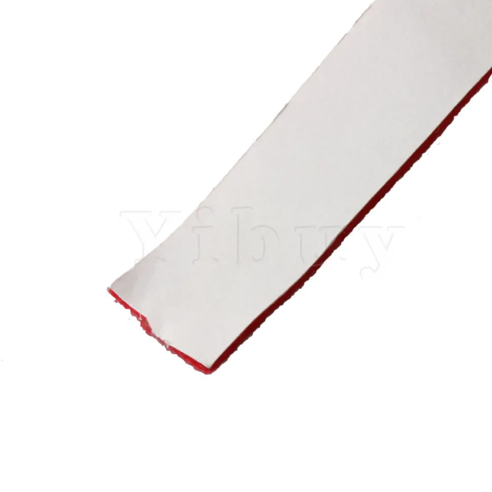 Yibuy 51.18x0.75 polegadas vermelho e branco substituição piano spring rail felt para piano teclado manutenção peças de instrumentos musicais