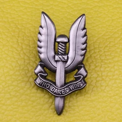 Who Dares Wins enamel pin SAS military brooch British Army Special Air Service metal badge men patriotic gift