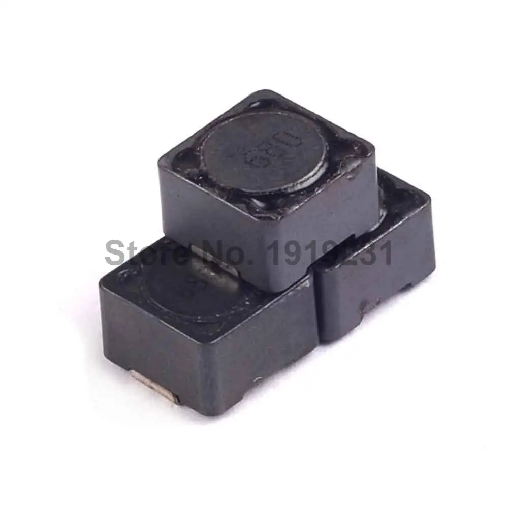 50PCS 12X12X7mm 12*12*7mm 12 * 12 * 7 68UH standard word 680 shielded inductor / SMD Power Inductors