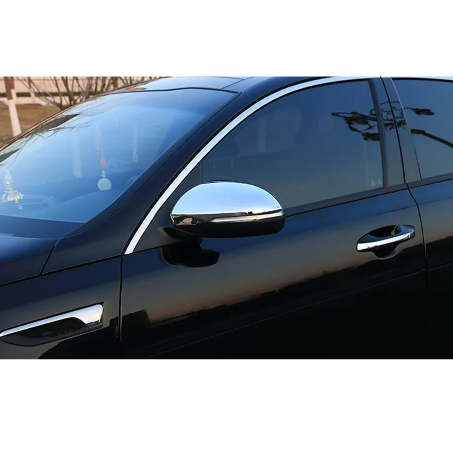 For Kia Optima K5 JF 2016 2017 2018 Car Exterior Rear View Mirror Cover Trim Styling Overlay Mouldings Chrome ABS 2Pcs/set