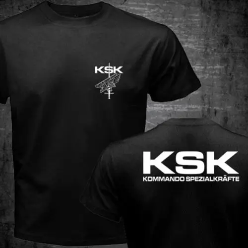 Deutschland Germany Special Forces T shirt men KSK  Combat printed top tee shirt US size