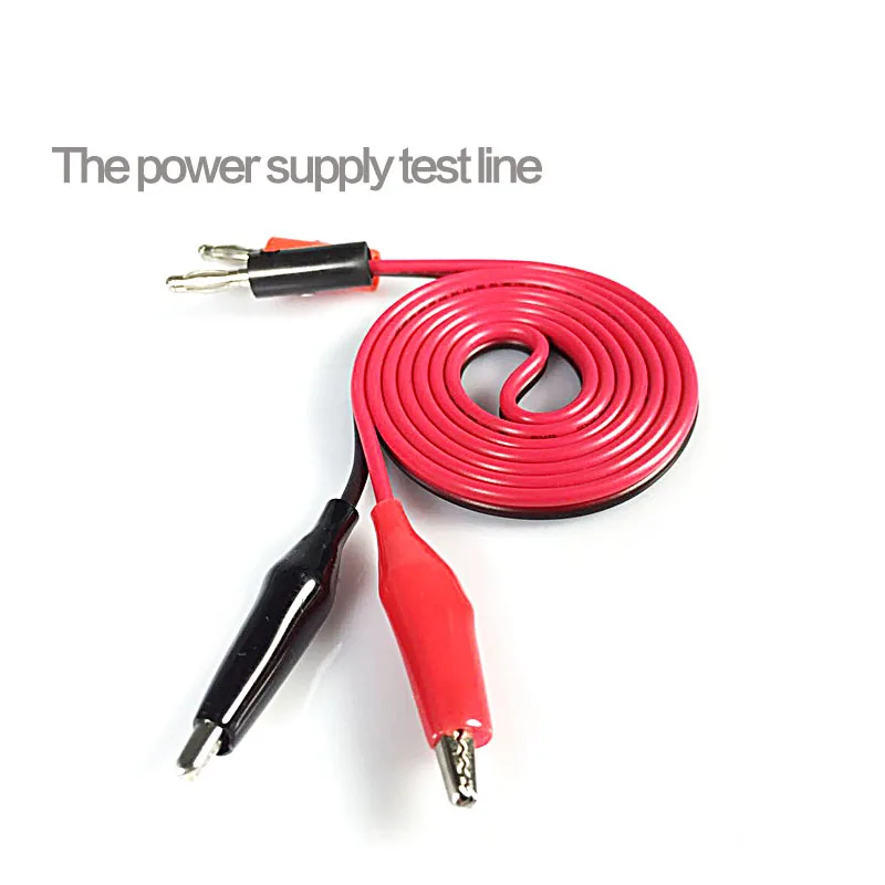 High-quality power cord, DC power output line, incense coke head crocodile clip multimeter instrument test line