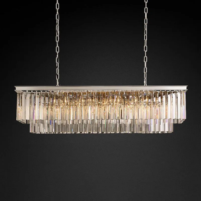 american classic crystal led lustres luz foyer retangular sala dininglighting quarto alta qualidade cristal chandelie 01