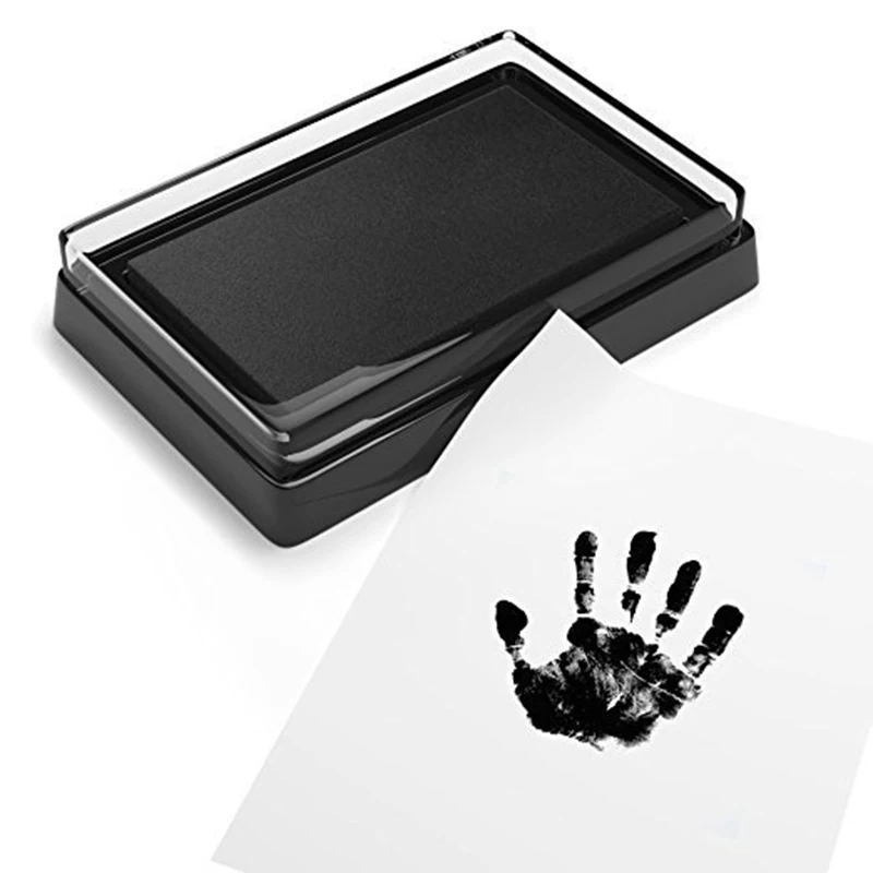 Non-Toxic Handprint e Footprint Impressão Kit, Baby Souvenirs Casting, Recém-nascido Footprint Ink Pad, Infantil Clay Toy Presentes