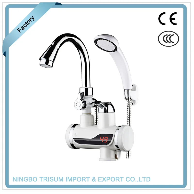 Rubinetto scaldabagno senza serbatoio Doccia Rubinetto elettrico istantaneo per riscaldamento cucina Rubinetto istantaneo per bagno