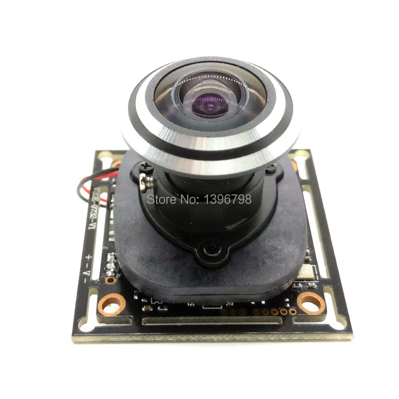 PU`Aimetis Camera Module 1.0MP 720P AHD 4in1 1000TVL 360 Degree Wide Angle Fisheye Panoramic Infrared Surveillance Camera