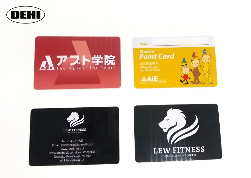 500pcs Custom Printing Card PVC Card (no RFID) Printed Arbitrary Pattern Number VIP Card