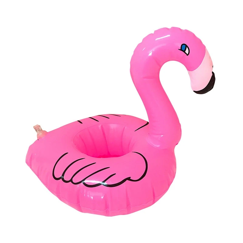 1 Piece Mini Floating Cup Holder Pool Swimming Water Toys Party Beverage Boats Baby Pool Toys Inflatable Flamingo Drink Holder