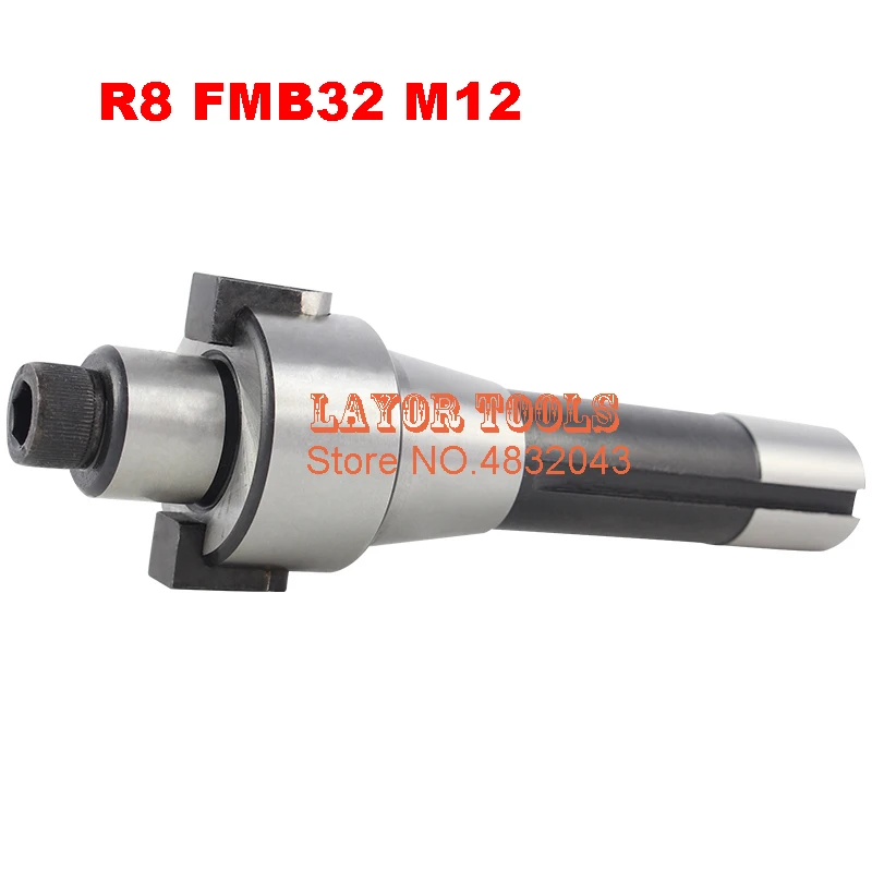 

R8 FMB32 M12, R8-32mm face mill cutter arbor, drawbar thread: M12, to use with BAP300R,BAP400R,EMR5R,EMR6R face mill cutter.