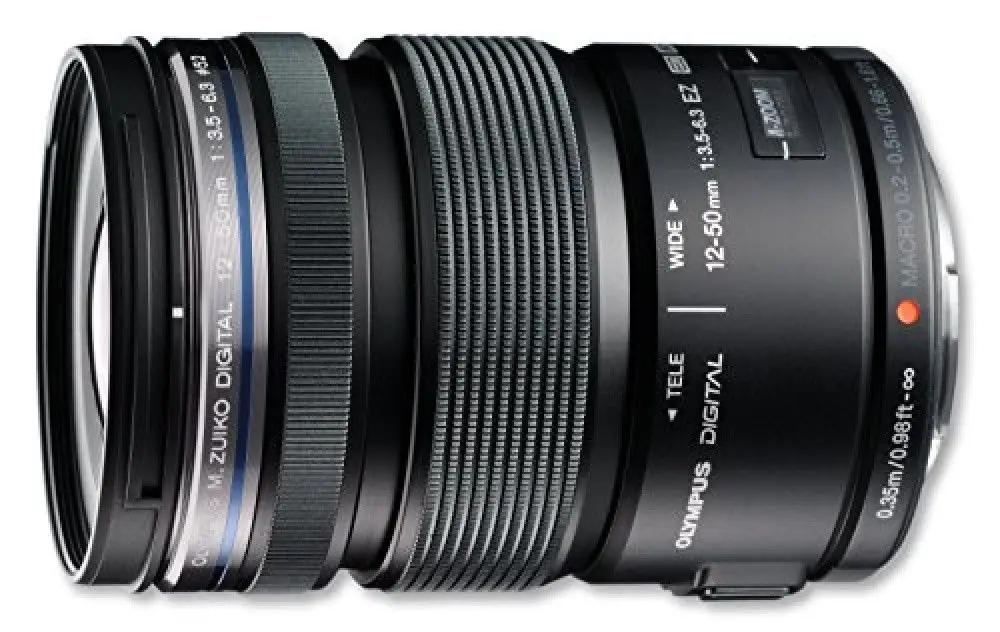 Olympus 12-50mm Lens Olympus M.ZUIKO ED 12-50mm f/3.5-6.3 EZ Lens (Black) For Olympus Panasonic Micro Four Thirds SLR camera