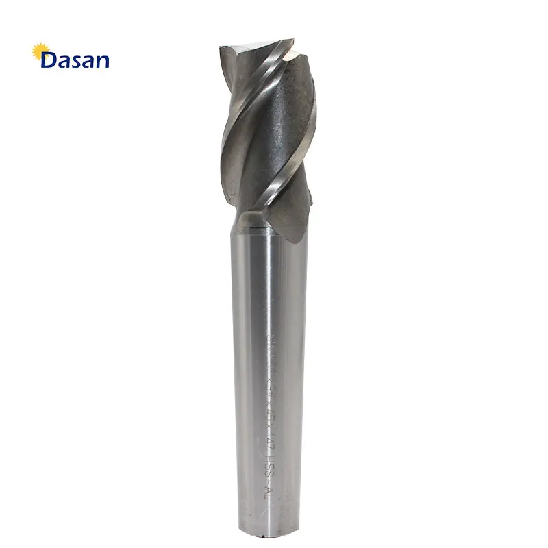Fresa de ponta de haste para aço inoxidável, ferramenta de fresa de alta dureza para trabalho em aço inoxidável, 30mm, 3 flautas, 30x45x mm, 1 peça