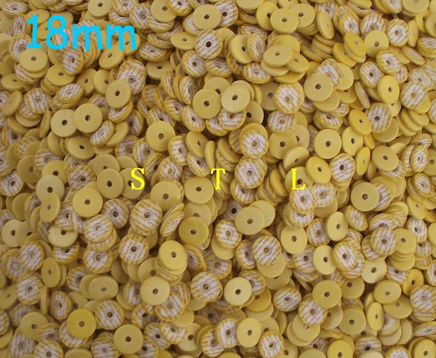 100 pcs 18mm Flute pads