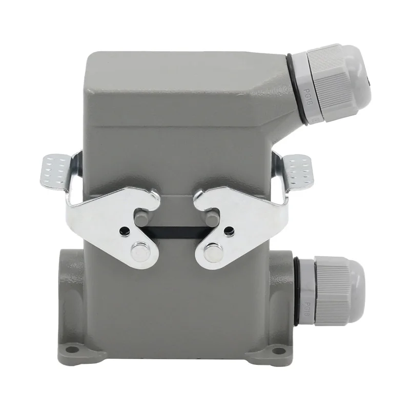 HDC-HE-010-3/4 Rectangular Heavy Duty Connector 10 Pins Industrial Aviation Waterproof Plug Socket 500V 16A