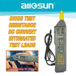 ALL SUN EM3212 Pen Probe Autoranging Digital Multimeter DMM Tool With Tester Probe LCD Pen Multimeter Auto Tester