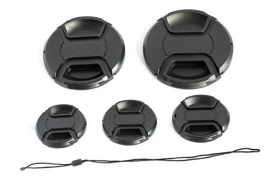 10PCS/SET 40.5 49 52 55 58 62 67 72 77 82mm Snap-On Front Lens Cap For Canon Nikon Sony Olympus Pentax Fuji Sigma Camera