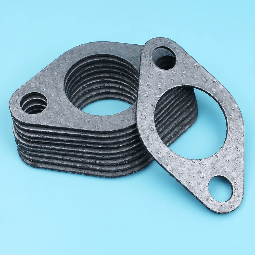 10Pcs/lot Muffler Exhaust Gasket For Honda GX390 GX340 GX270 GX240 8HP-13HP 188F 190F Engine Motor Generator Strimmer Lawnmower