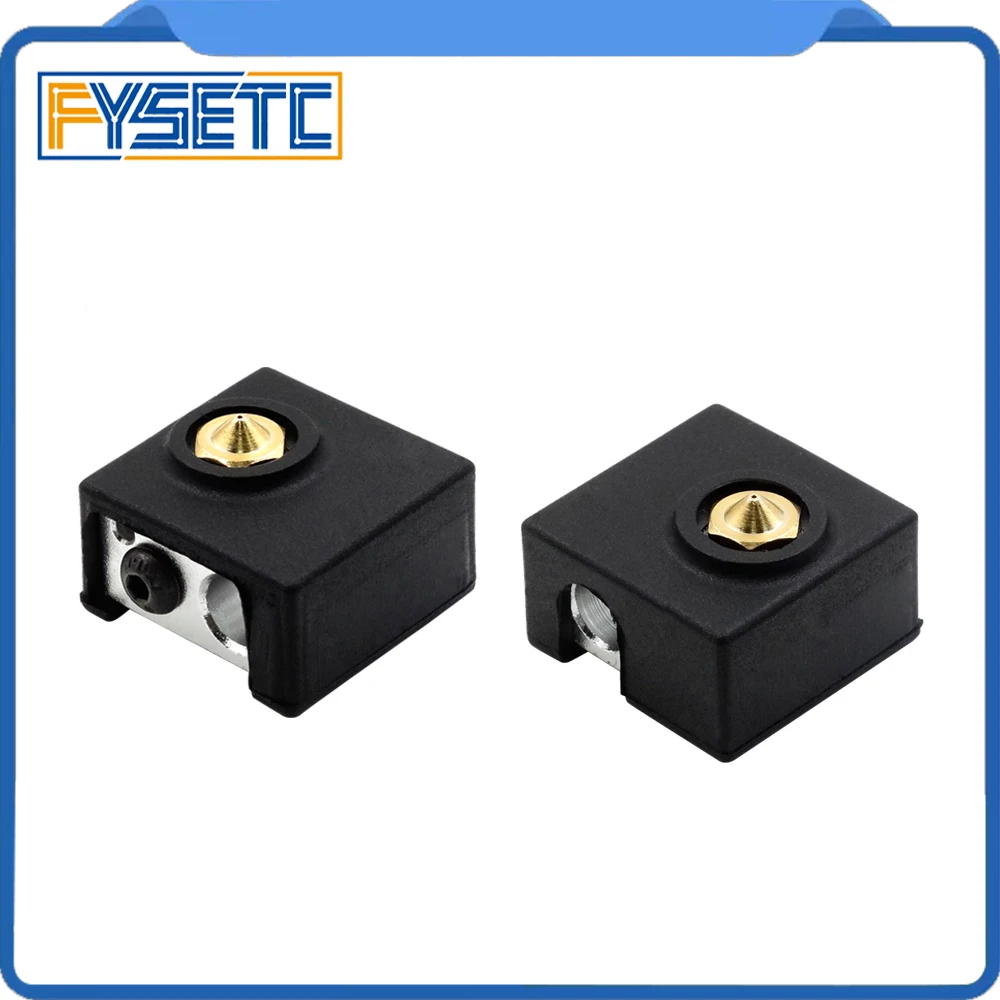 

1PC Black MK9 Silicone Socks Heater Block Cover Silicone Insulation Black Color For Replicator Anet Prusa i3 Tronxy MK7/MK8/MK9