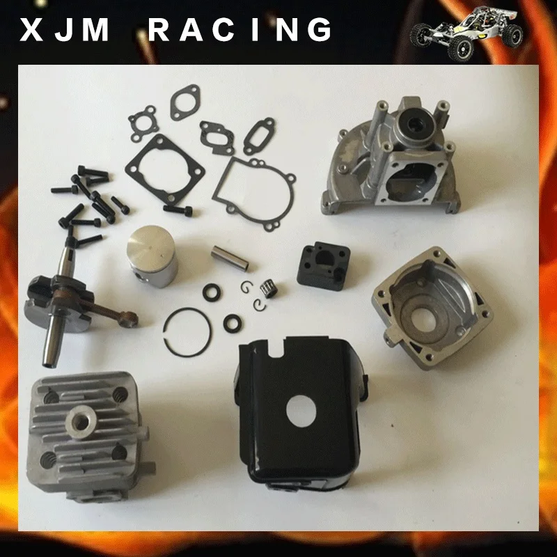 32cc Big Bore UPGRADE KIT 38mm fit 26cc 29cc 30.5CC Zenoah for baja Losi 5T FG