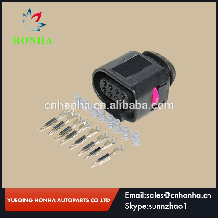 1J0973714 female 1.5mm 8 pin waterproof automotive electrical wire connector with stock