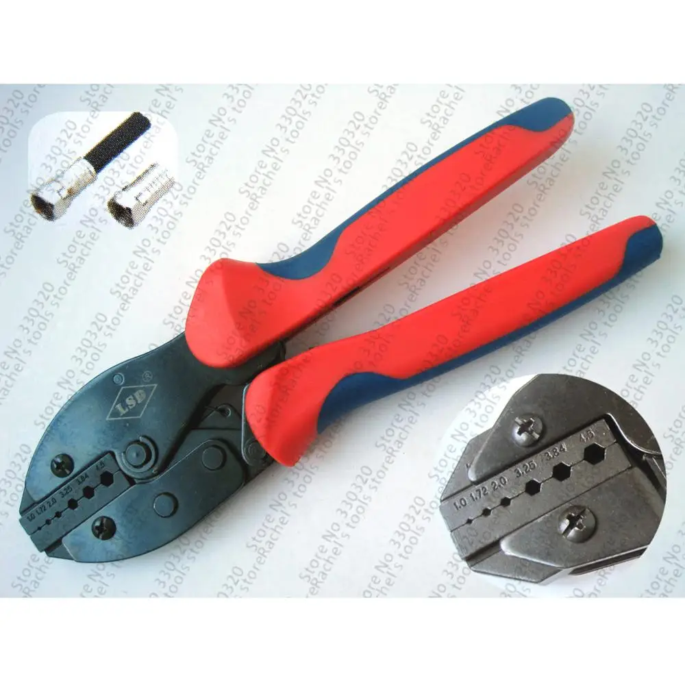 Coaxial crimper crimping Tool LY-1741 for coaxial cable fiber optic,RG174 hex crimp plier