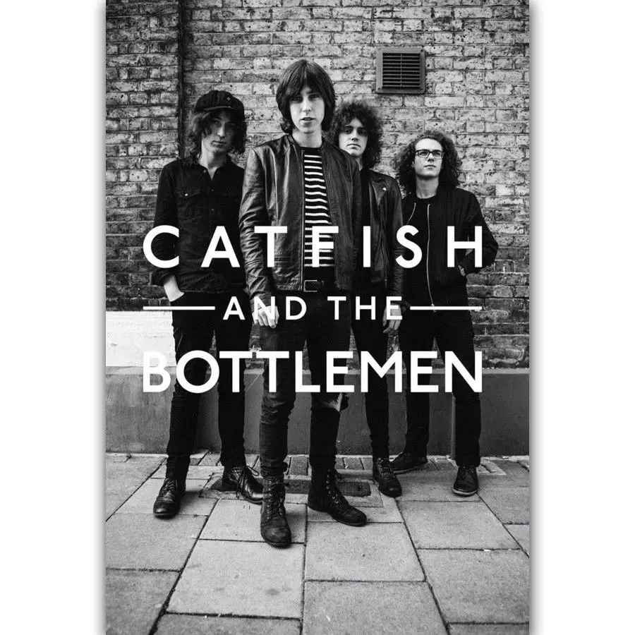 New Catfish and the Bottlemen Rock Music-Silk Art Poster Wall Sticker Decoration Gift