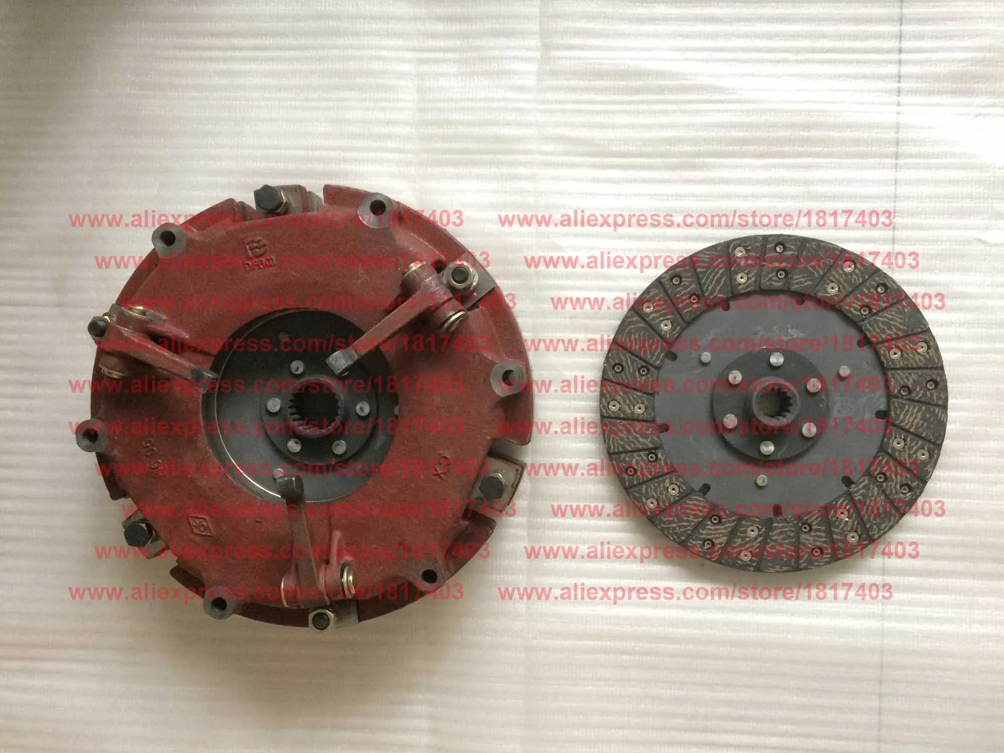 DF404 Dual-stage Clutch Assembly, DONGFENG / EAST WIND / DF / Midway / Taskmaster Tractor Parts, 40HP, DF400B, DF404