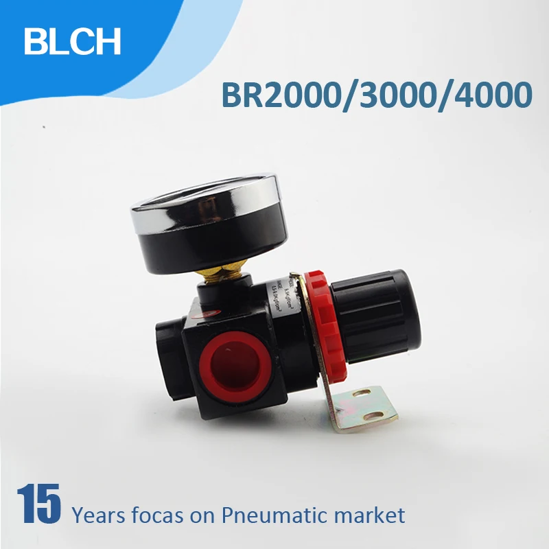 BLCH Pneumatic air pressure regulator valve BR2000/BR3000 thread 1/4