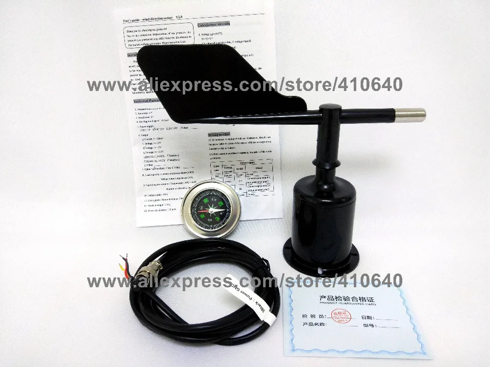 Imagem -05 - Sensor de Direção do Vento Mais Sensor de Velocidade do Vento Rs485 Rs232 para 20 ma 05v Múltiplas Fonte de Alimentação e Saídas Disponíveis