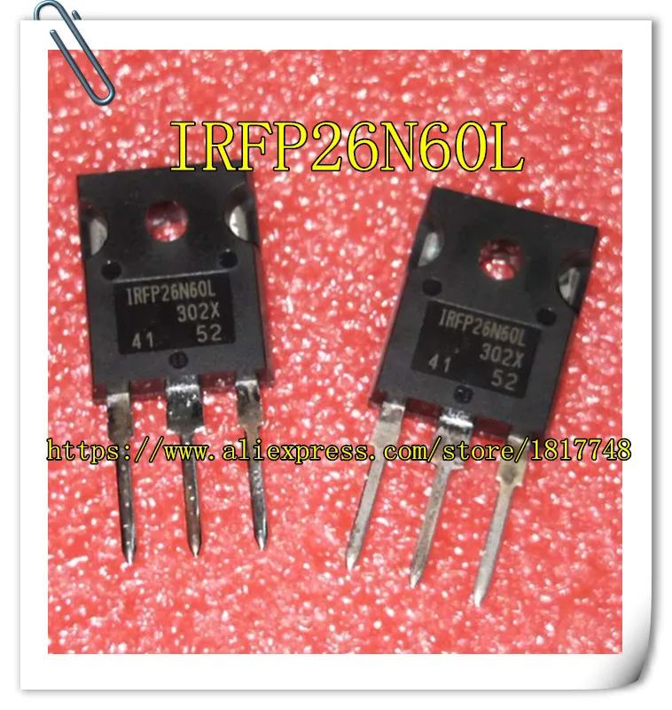 

10PCS/LOT IRFP26N60L IRFP26N60 TO-247 600V 26A N channel MOS tube FET