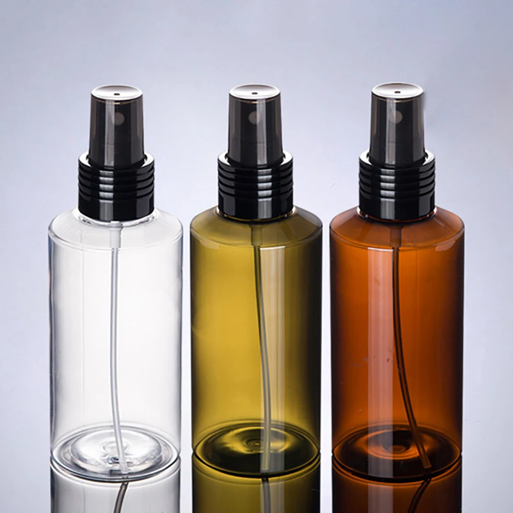 

150cc spray bottle with aluminum bottle, 150ml toner pet bottle with pump dispenser perfume bottle