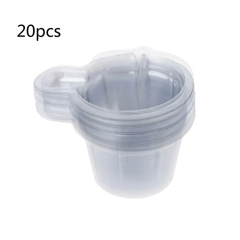 20pcs/100Pcs 40ML Plastic Disposable Cups Dispenser For DIY Epoxy Resin Jewelry Making