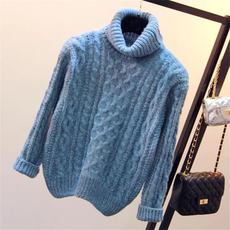 2023 Hot Autumn And Winter Style Pullover Long Sleeve Knit Sweater Women