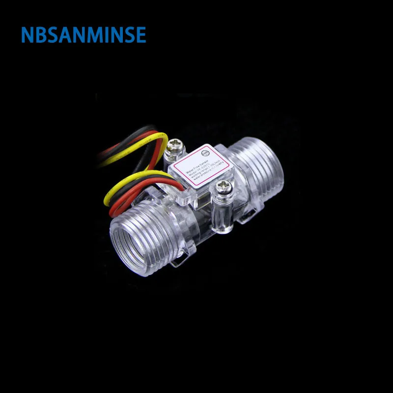 NBSANMINSE SMF-S201C G1/2 Sensor de flujo de agua calentadores de agua transparentes de alta calidad máquinas expendedoras de agua